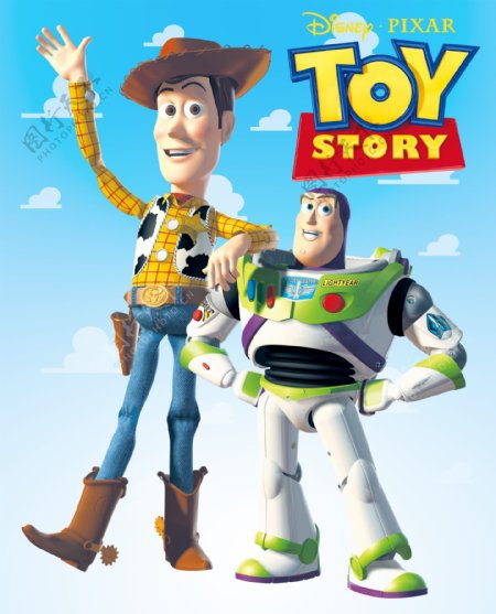 迪士尼ToyStory胡迪与巴斯光年09年图片