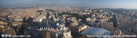 罗马梵蒂冈俯瞰图片