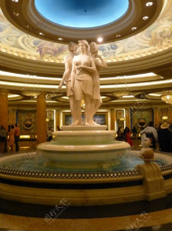凯撒皇宫酒店大厅图片