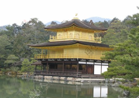 日本京都金阁寺国外旅游图片