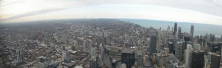 芝加哥全景俯瞰图片