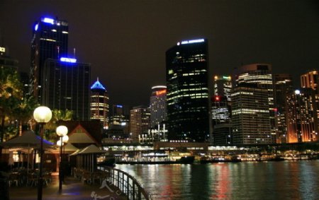 悉尼CircularQuay夜景图片