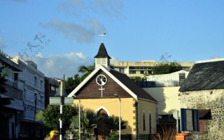 毛里求斯路易港圣十字架教堂图片