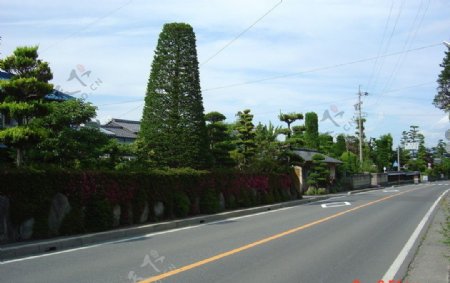日本乡村街道图片