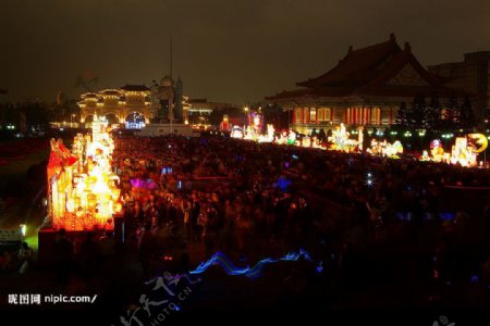 台灣台北中正紀念堂燈會图片