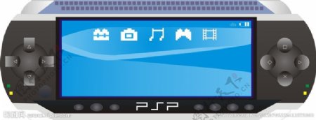 绘制游戏机PSP图片