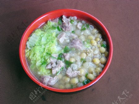 素豆汤饭图片