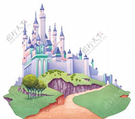 迪士尼睡美人公主城堡图片