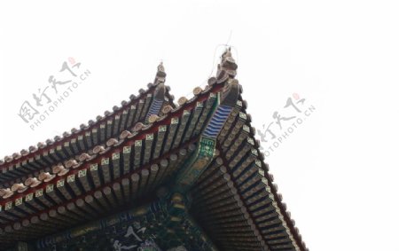 北京故宫屋檐图片