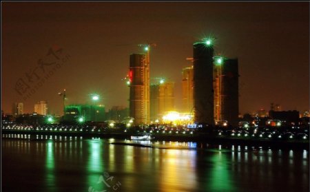河源夜景图片