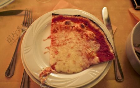 在羅馬吃到的披薩图片