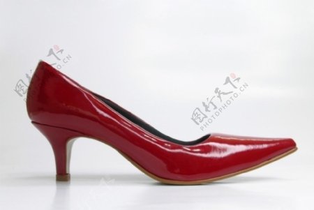 鞋子红色时尚服装图库图片