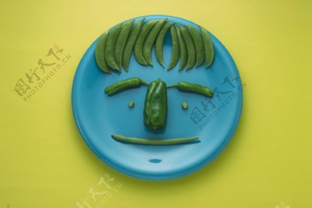 蔬菜脸谱图片