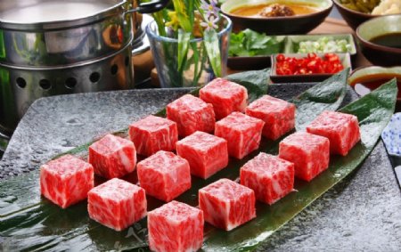 日式牛肉粒图片