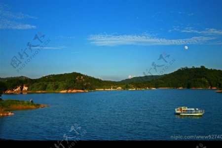 我的家乡金银湖风光图片