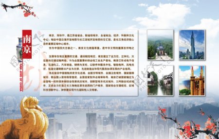 南京城展板图片