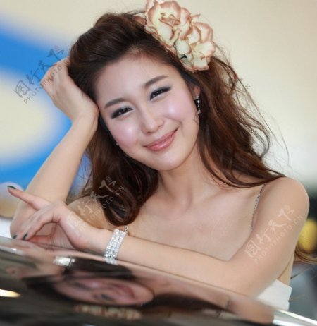 北京车展美女模特高清展示图片