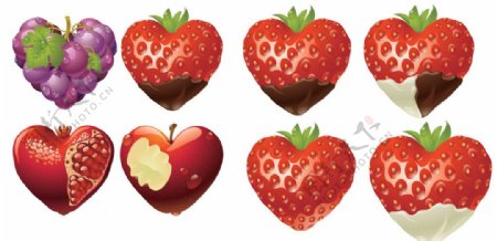 心形草莓图片