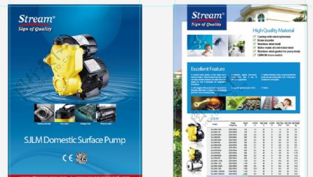 水泵产品单页图片