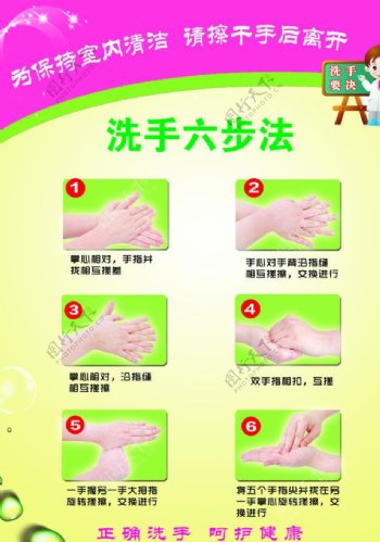 洗手六要素图片