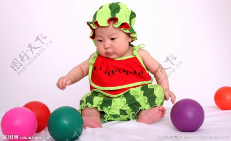 西瓜宝宝图片