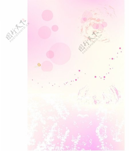 浅粉色装饰用矢量素材图片
