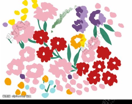 韩国花卉PSD素材图片