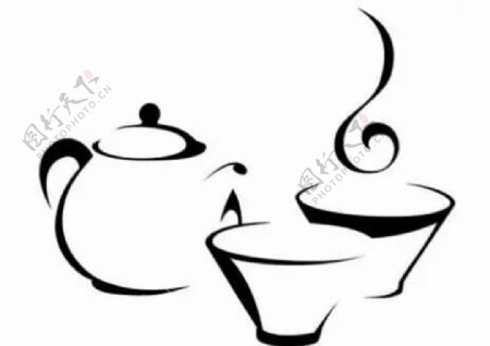 茶文化标志logo
