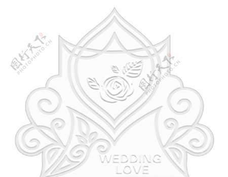 立体婚礼欧式KT板设计