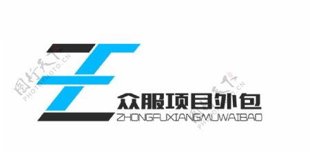 zf字母变形logo