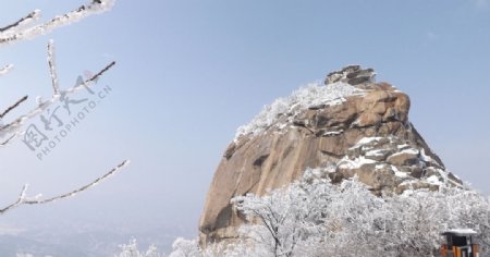 鸡公山雪景