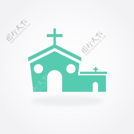 教堂图标设计