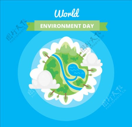 地球世界环境保护日海报