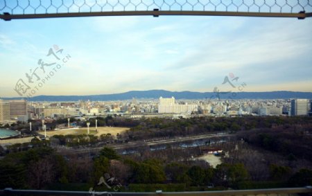 大阪城市风景