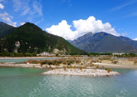 西藏川藏线自然风景