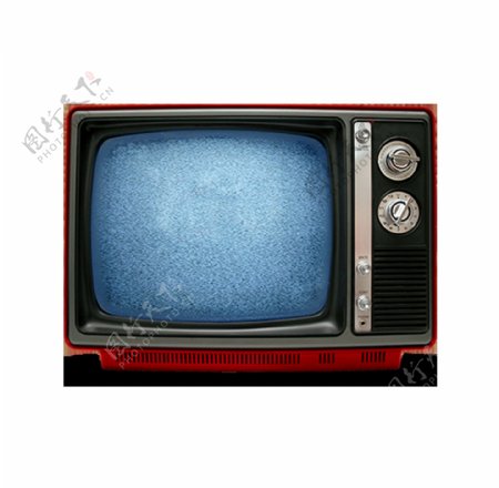 老式电视机png透明免扣元素