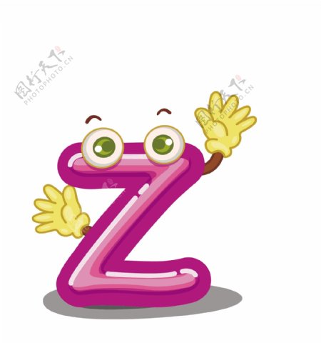 矢量小写字母Z