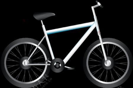 时尚运动自行车插画免抠png透明图层素材
