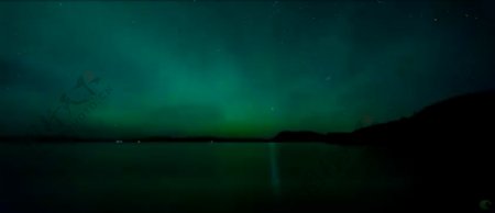 冰岛夜空北极光自然风光高清实拍动态视频素材