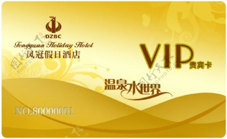 金色质感VIP会员卡模板PSD素材