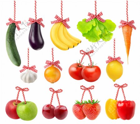 五颜六色的水果和蔬菜图片
