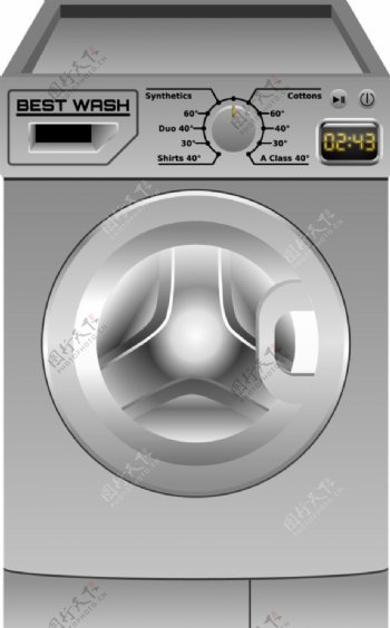 矢量洗衣机素材设计
