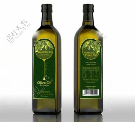 橄榄油包装图片模板下载