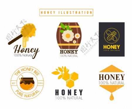 蜂蜜蜜蜂制品图标