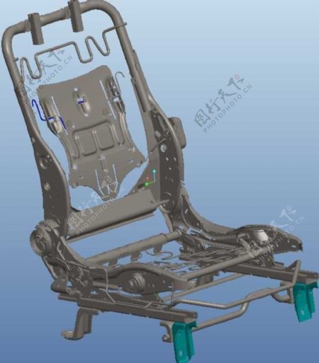 汽车座椅骨架机械模型