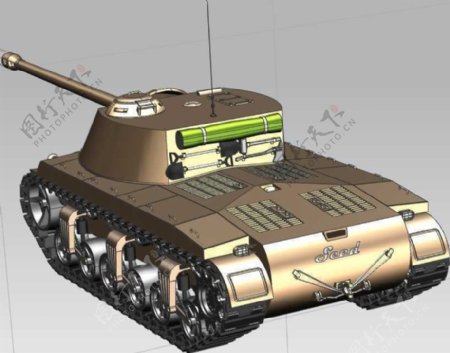 坦克战车机械模型