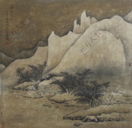 中国古典山水名画图片
