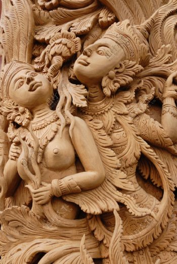 印度传统木雕