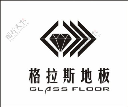 格拉斯地板商标设计
