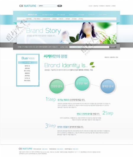 韩国精品网页模板图片图片